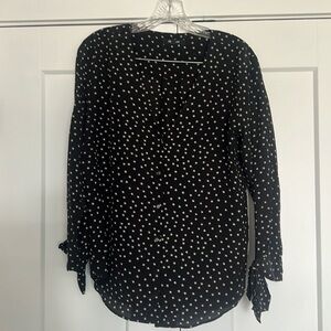 Madewell star print blouse